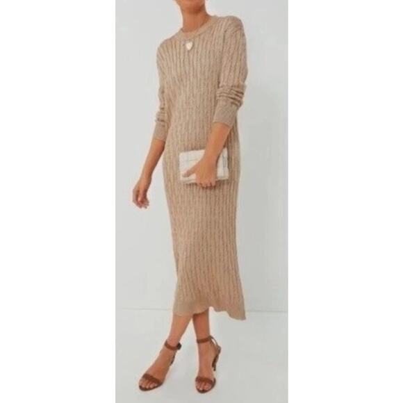 slim fit dress slacks Ser.O.Ya Women's Emeri Metallic Knit Mini Dress - Gold main image 1